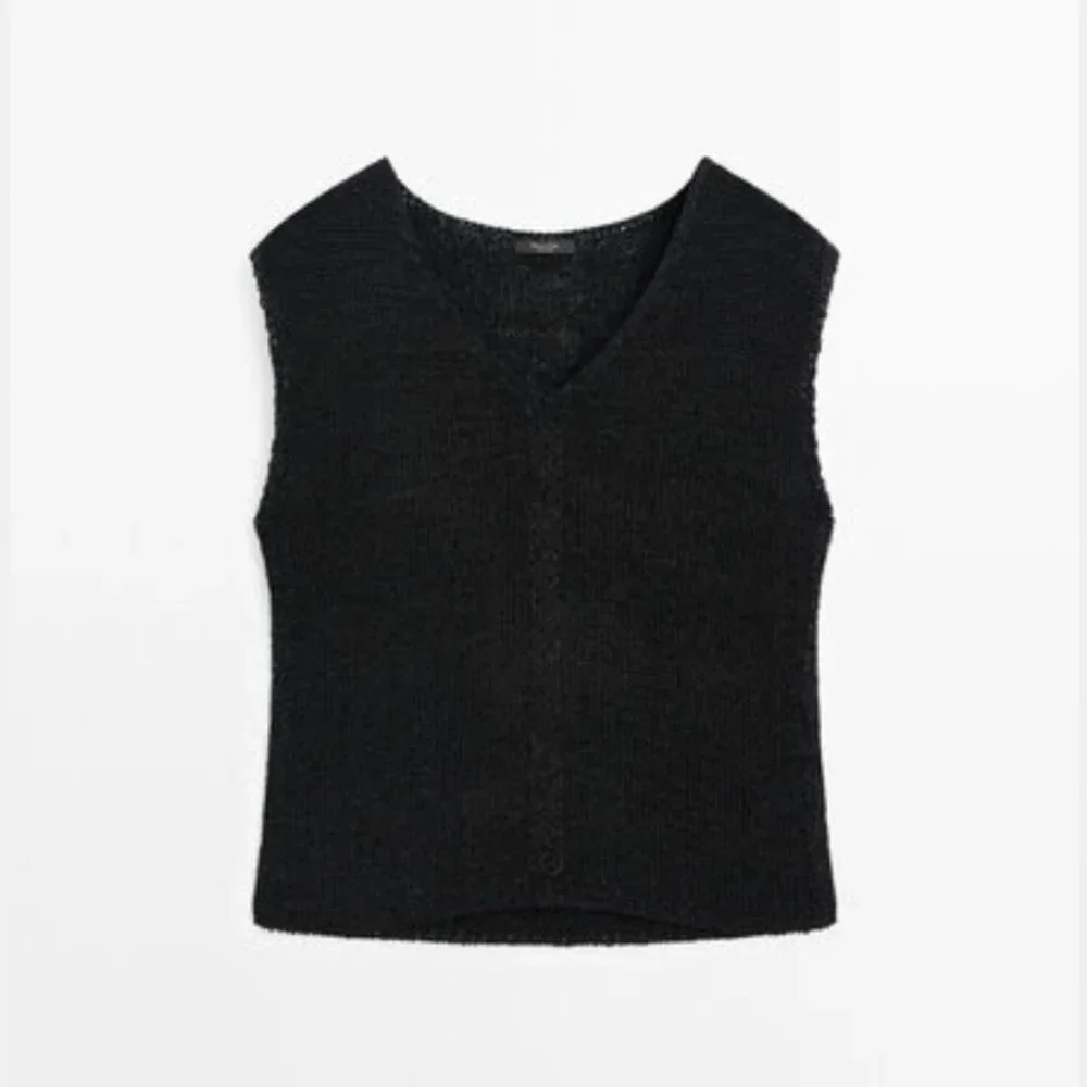 Massimo Dutti Knit top with Scoop Neck, Size Small - Picture 1 of 5